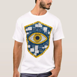 Camiseta Símbolo de ojo digital y arte de tecnología futuri