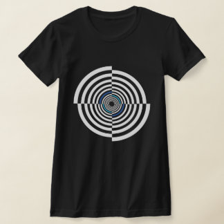 Camiseta Símbolo de ojo malvado, ilusión óptica