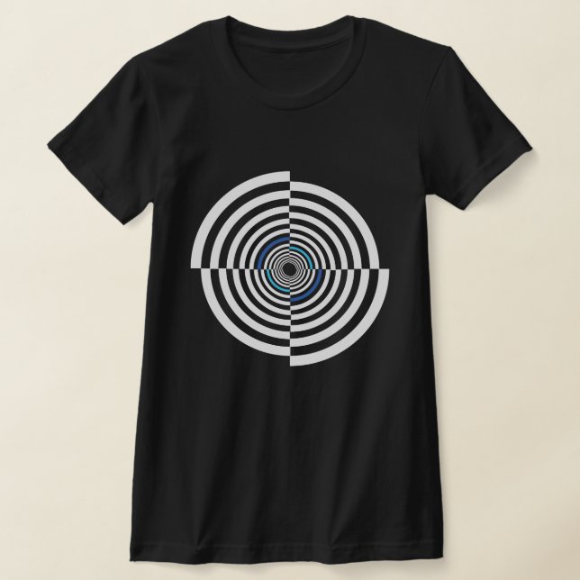 Camiseta Símbolo de ojo malvado, ilusión óptica (Distribución)