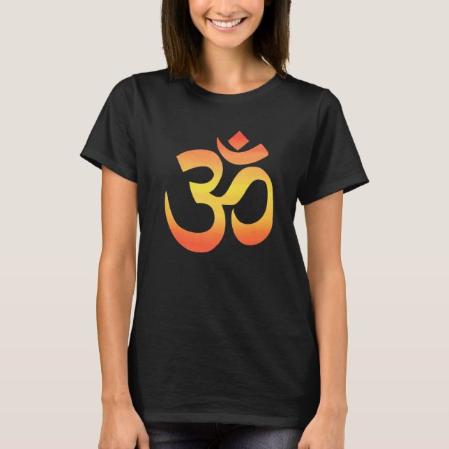 Camiseta Símbolo de Om Mantra Namaste Yoga Zen Budismo Buda (Anverso)