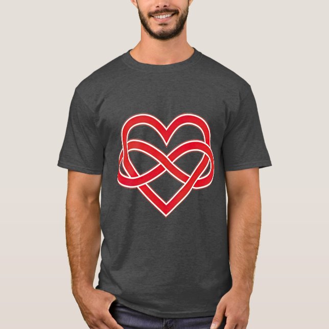Camiseta Símbolo de orgullo poliamorfo (Anverso)