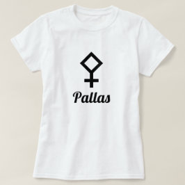 Camiseta Símbolo ⚴ de Pallas asteroides