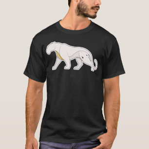 Camiseta Símbolo de pantera minimalista   Icono de animal a