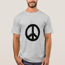 Símbolo de Paz 3D Negro