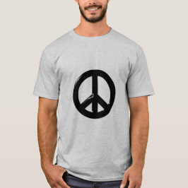 Camiseta Símbolo de Paz 3D Negro