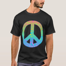 Camiseta Símbolo de Paz con Gradiente