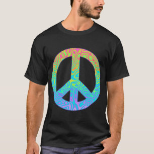 Camiseta Símbolo de Paz con Gradiente
