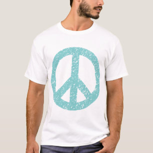 Camiseta Símbolo de paz con grifo - verde azul