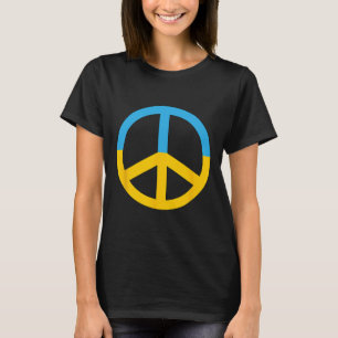 Camiseta Símbolo de Paz Con Los Colores De La F Ucrania