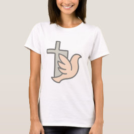 Camiseta Símbolo de paz cruzado y palurdo