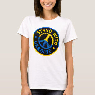 Camiseta Símbolo de paz de Ucrania con Ucrania