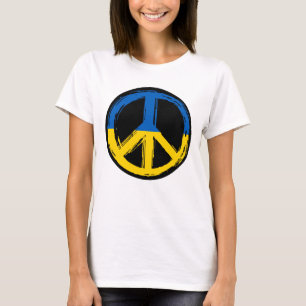 Camiseta Símbolo de paz de Ucrania en apoyo a Ucrania