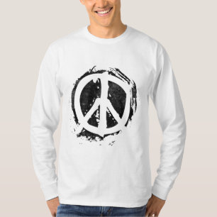 Camiseta Símbolo de paz del Grunge