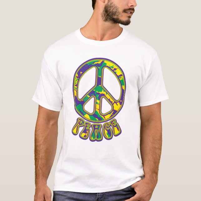 Camiseta Símbolo de paz hippie (Anverso)