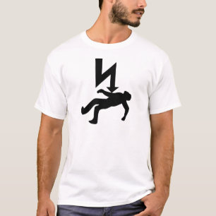 Camiseta Símbolo de Peligro de Choque Eléctrico