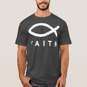 Camiseta Símbolo de pescado de FAITH