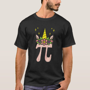 Camiseta Símbolo de Pi Day Unicornio Cute 314 Math Pun Geek