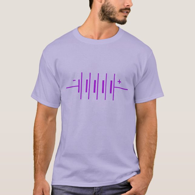 Camiseta Símbolo de pilas (Anverso)