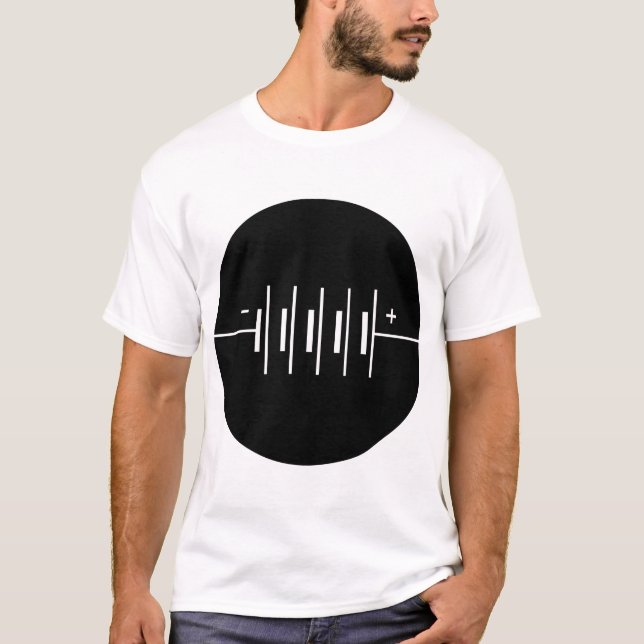 Camiseta Símbolo de pilas rodeadas (Anverso)