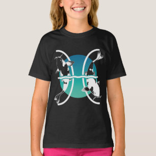 Camiseta Símbolo de Pisces - Rótulo Zodiaco Astrológico