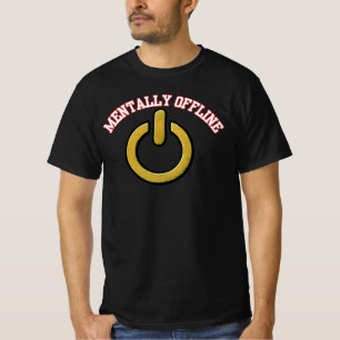 Camiseta Símbolo de Poder Mentalmente Fuera de Línea Inspir