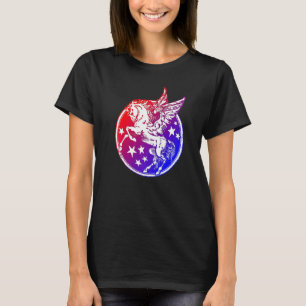 Camiseta Símbolo de poder vintage de Pegasus caballo volado