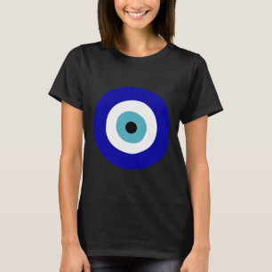 Camiseta Símbolo de protección Ojo malvado azul de protecci
