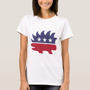 Camiseta Símbolo de puerco Fiesta liberal
