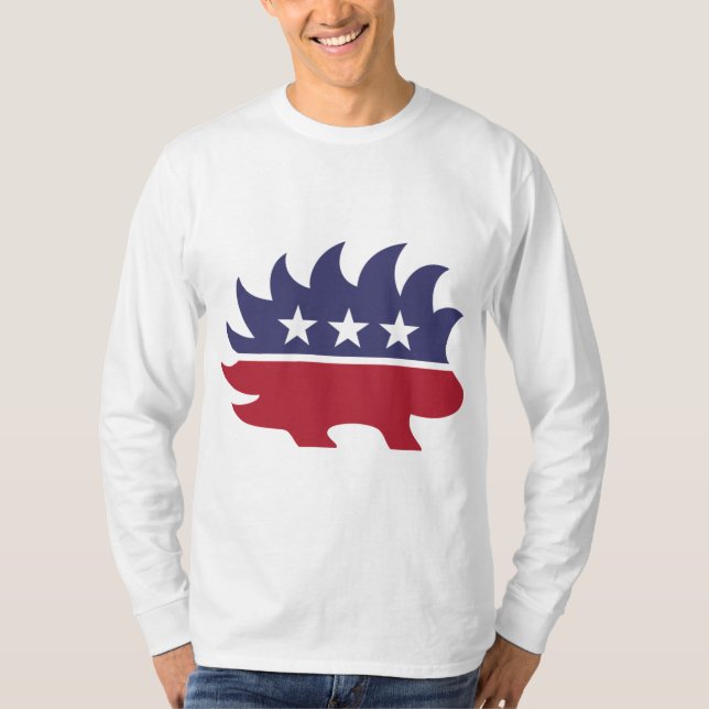 Camiseta Símbolo de puerco Fiesta liberal (Anverso)