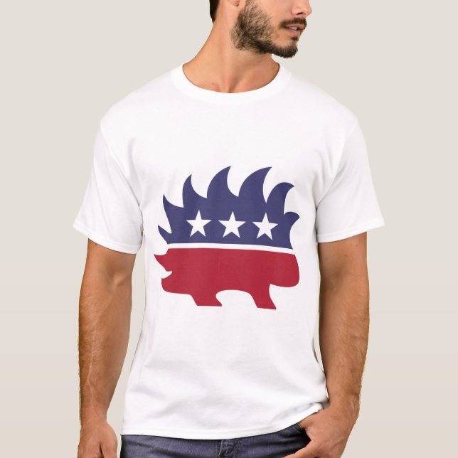 Camiseta Símbolo de puerco Fiesta liberal (Anverso)