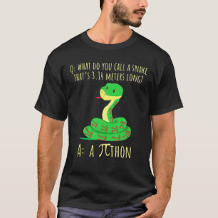 Camiseta Símbolo de Python Pithon Pi Dia de Pi para profes