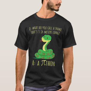 Camiseta Símbolo de Python Pithon Pi Dia de Pi para profeso