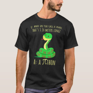 Camiseta Símbolo de Python Pithon Pi Dia de Pi para profeso