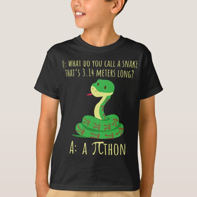 Camiseta Símbolo de Python Pithon Pi Dia de Pi para profeso (Anverso)