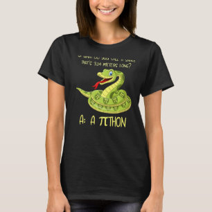 Camiseta Símbolo de Python Pithon Pi Teatro matemático dive
