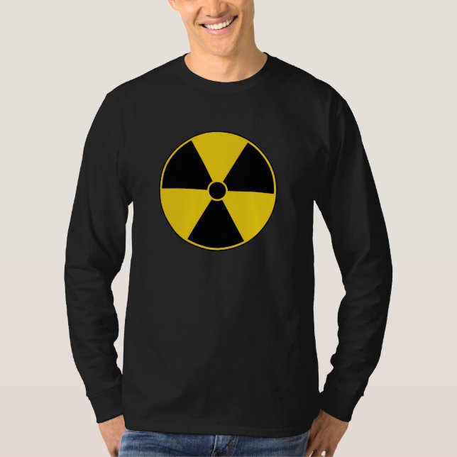 Camiseta Símbolo de radiación amarillo (Anverso)