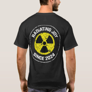 Camiseta Símbolo de radiación de alegría radiante desde el