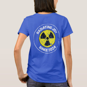 Camiseta Símbolo de radiación de alegría radiante desde el 