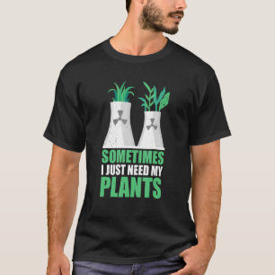 Camiseta Símbolo de radiación de energía nuclear Ingeniero 