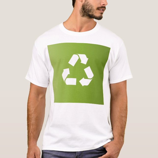 CAMISETA SÍMBOLO DE RECICLAJE (Anverso)