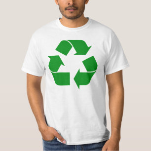 Camiseta Símbolo de reciclaje - verde