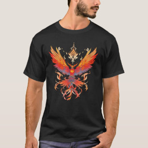 Camiseta Símbolo de renacimiento y S de Phoenix Fire Fenix