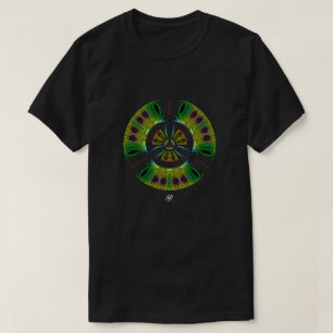 Camiseta Símbolo de riesgo biológico psicodélico (o lo que