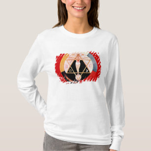 Camiseta Símbolo de Rosicrucian de la orden hermética