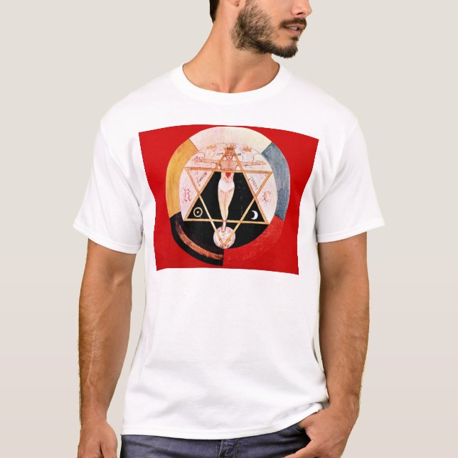 Camiseta Símbolo de Rosicrucian de la orden hermética (Anverso)