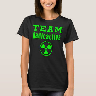 Camiseta Símbolo de Rótulo radiactivo de equipo nuclear