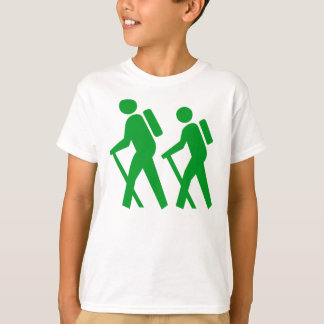 Camiseta Símbolo de senderismo