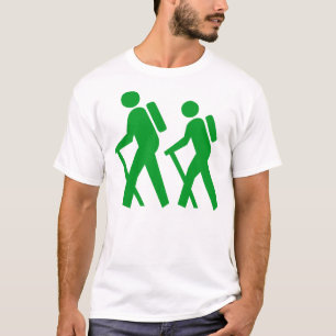 Camiseta Símbolo de senderismo Símbolo de senderismo