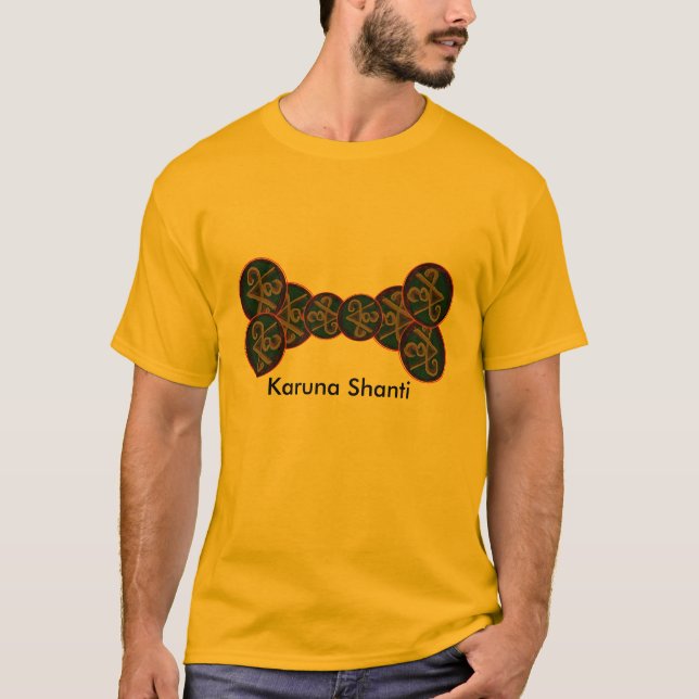 Camiseta Símbolo de Shanti - de Karuna Reiki (Anverso)