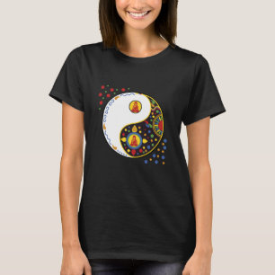 Camiseta Símbolo de signo colorido tao yin y yang Taiji Yog